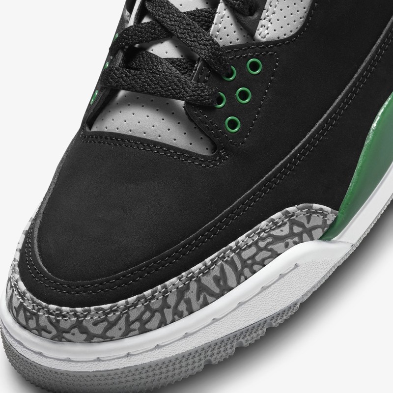 Jordan 3 cheap grey green